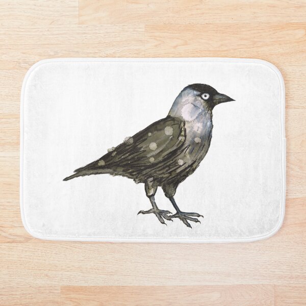 Item preview, Western jackdaw watercolor  designed and sold by Bwiselizzy.