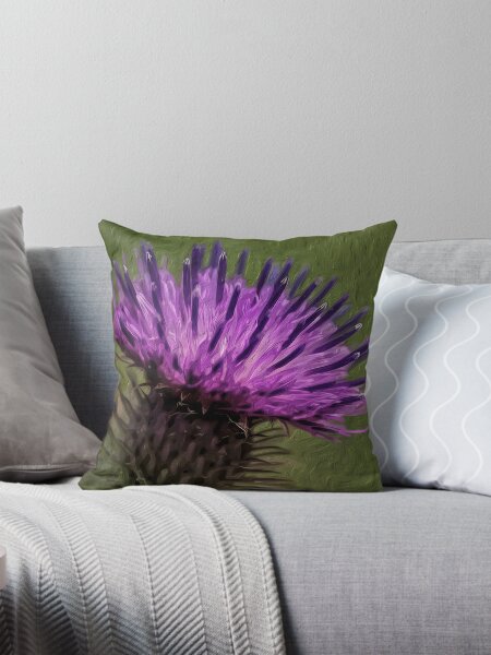 Item preview, Flower of Scotland Thistle Digital Art designed and sold by davidelder.