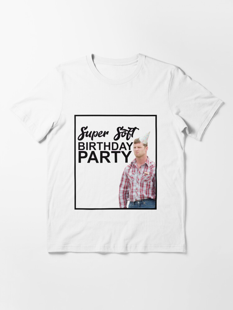 super soft birthday party shirt