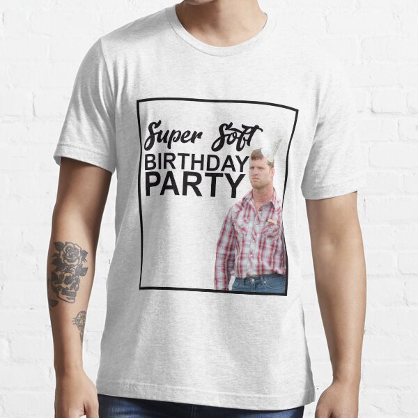 super soft birthday party shirt