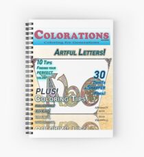 Cuaderno de espiral Colorations Magazine - Artful Letters