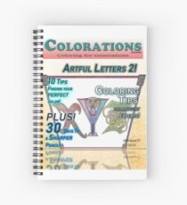 Cuaderno de espiral Colorations Magazine - Artful Letters 2