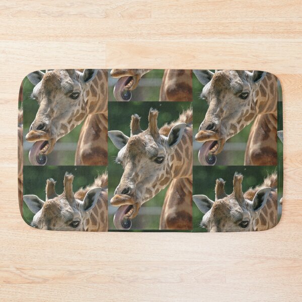 Item preview, Giraffe with tongue poking out designed and sold by quentinjlang.