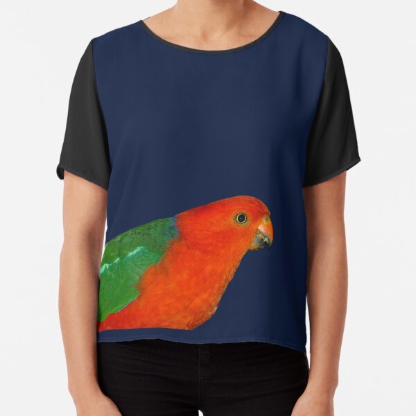 Australian King-Parrot Chiffon Top