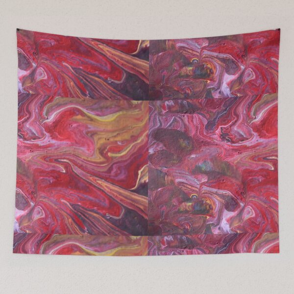 Item preview, dreamscape, acrylic pour 3 designed and sold by myatticstudio.
