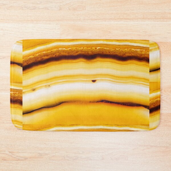 Item preview, Yellow brown slice striped mineral cross section designed and sold by Lukasz Szczepanski.
