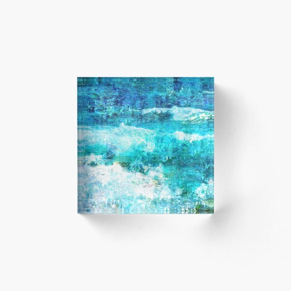 Ask The Waves Acrylic Block
