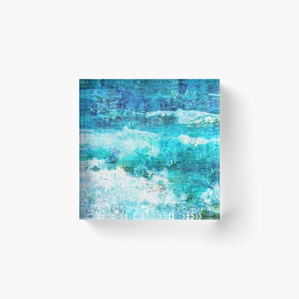 Ask The Waves Acrylic Block