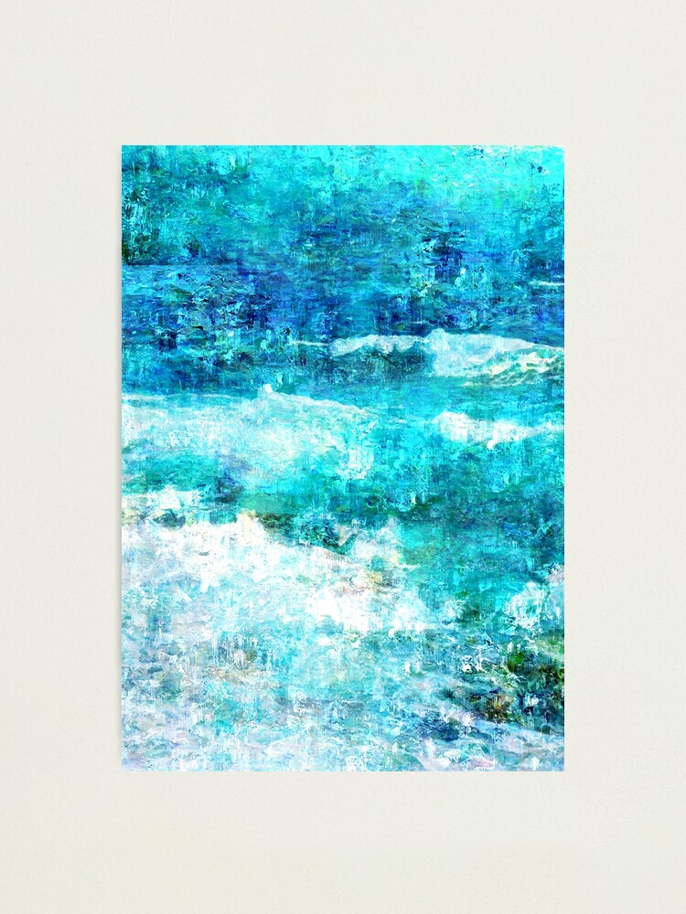 Alternate view of Ask The Waves Photographic Print