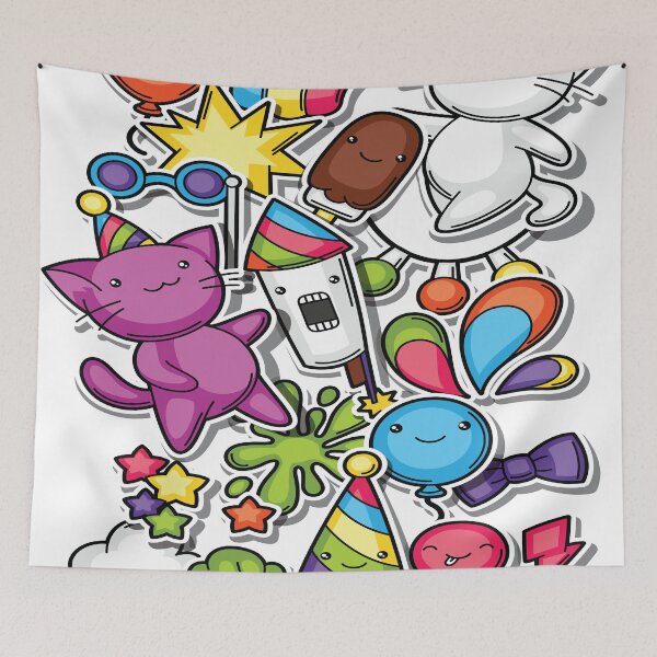 Item preview, Kawaii Lovable Cute Adorable Carnival Party Cute Cats Decorations For Celebration designed and sold by ProjectX23.