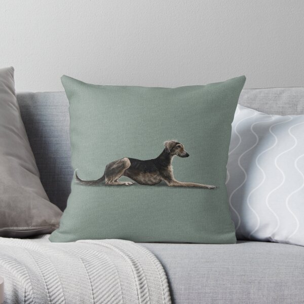 The Saluki Throw Pillow