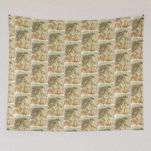 Item preview, Akhal-teke Horse on Map designed and sold by Elizabeth Staley.