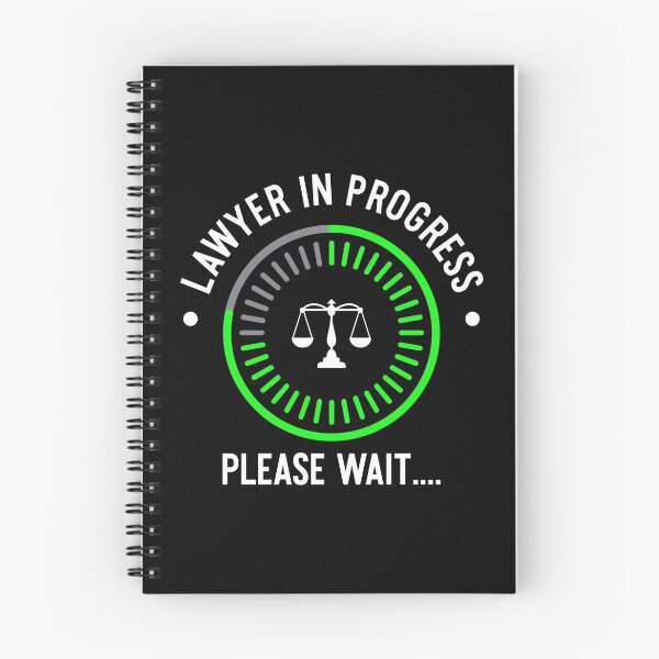 Item preview, Funny Lawyer in Progress Gift design | Law School Apparel designed and sold by Lisbob.