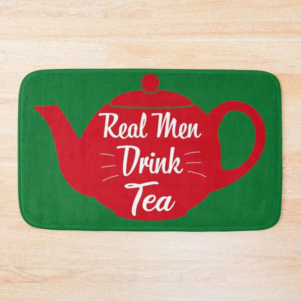 Item preview, Real Men Drink Tea - Love Tea - Drink Tea - Make Tea - English Tea - Breakfast Tea - Cup Of Tea designed and sold by happygiftideas.