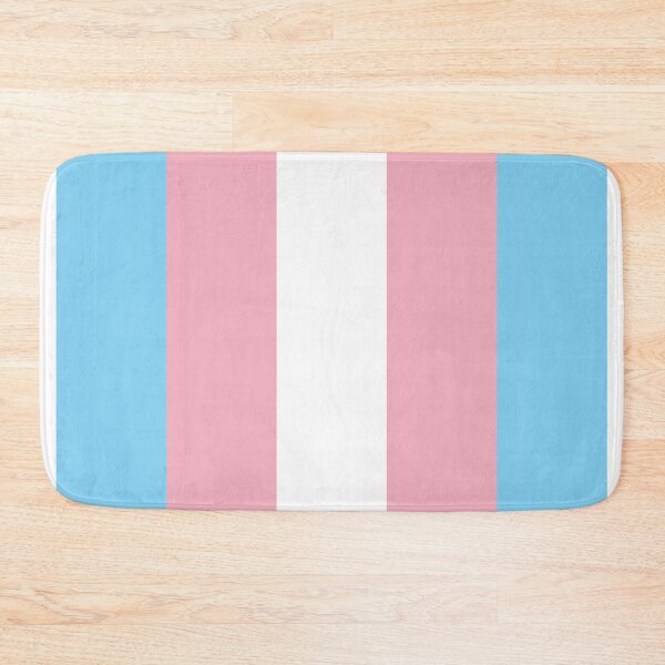 Item preview, TRANSGENDER FLAG (ALT ANGLE) - PALE BLUE, WHITE AND PINK TRANSGENDER FLAG designed and sold by Clifford Hayes.