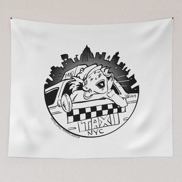 Item preview, Taxi Girl designed and sold by ImagineThatNYC.