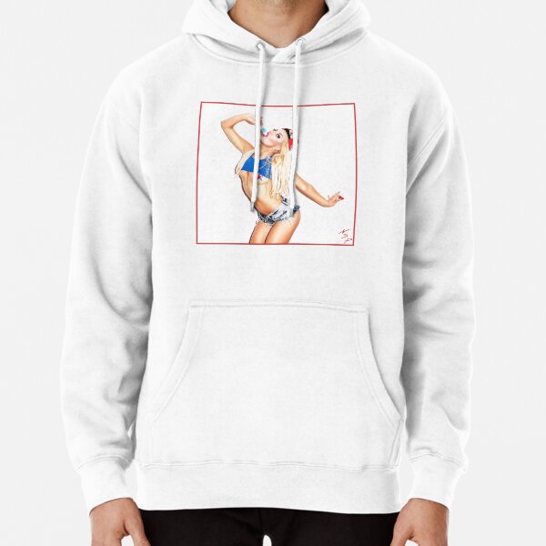 hot girl in hoodie
