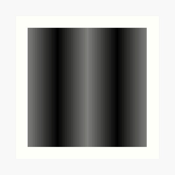 #Op #Art, #Symmetry, #Parallel, Geometry, Colorfulness, Architecture, Monochrome, Darkness, Pattern, Design, Repetition Art Print