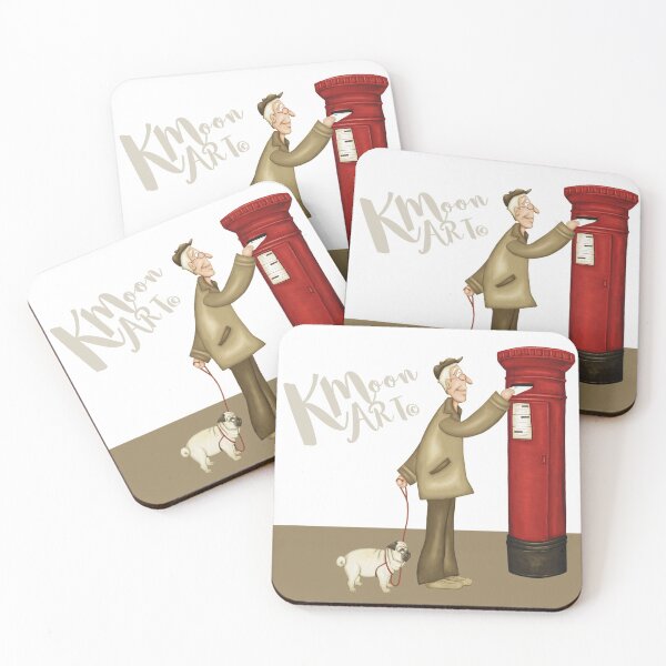 Item preview, Terry & Tinny The Pug (Post Box) designed and sold by kmoonart.