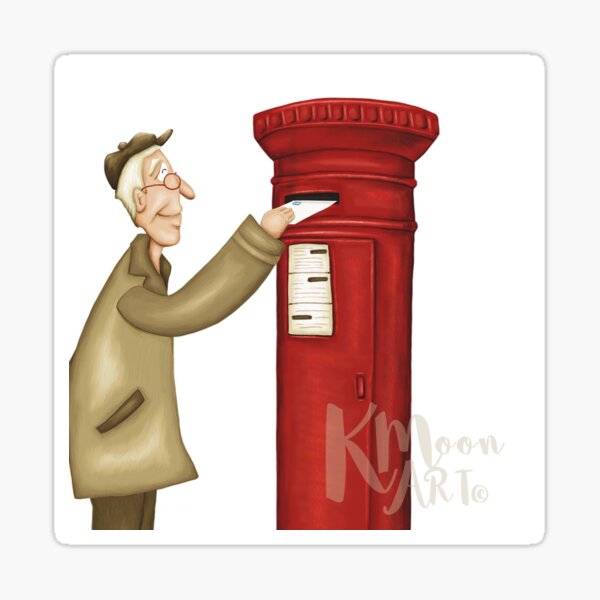 Item preview, Terry & Tinny The Pug (Post Box) designed and sold by kmoonart.