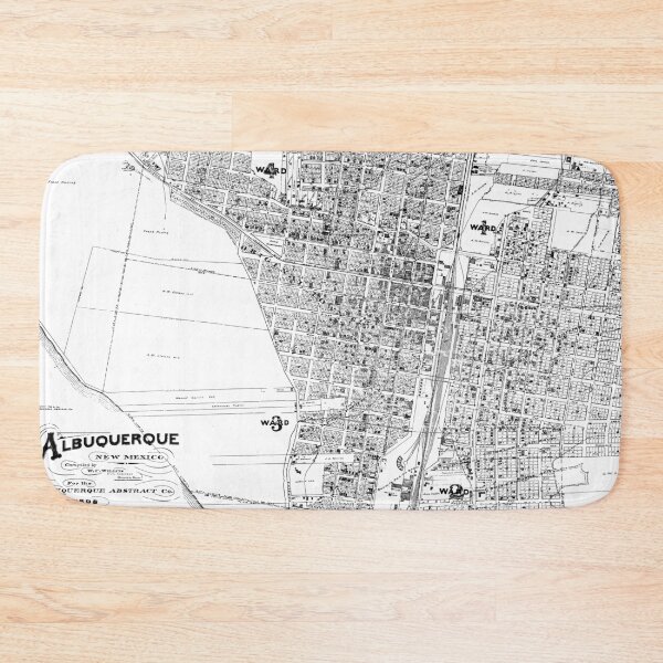 Item preview, Vintage Albuquerque NM Map (1898)  designed and sold by BravuraMedia.