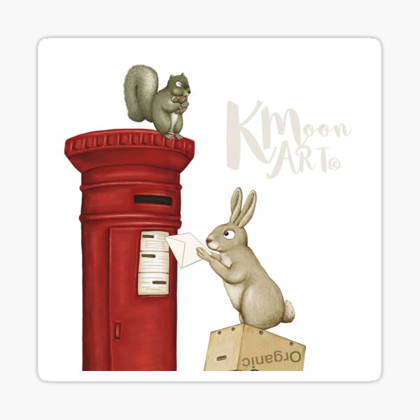 Item preview, Love from Us (Post Box) designed and sold by kmoonart.