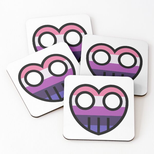 Item preview, The Bar Bots Heart Genderfluid Pride Flag designed and sold by Picklerocket.