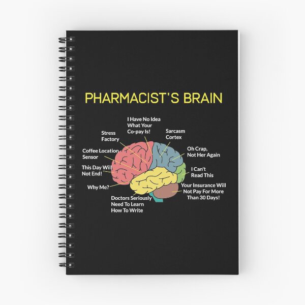 Item preview, Pharmacist's Brain Funny Pharmacist Pharmacy Tech T-Shirt designed and sold by mrsmitful.