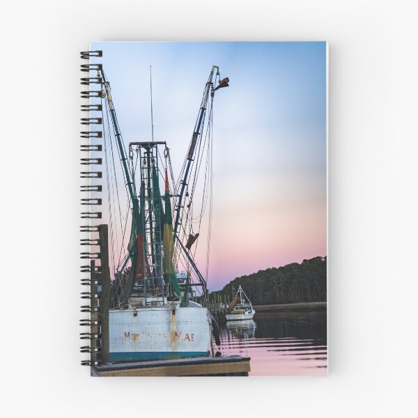 Item preview,  Fishing boat in a river designed and sold by KensLensDesigns.