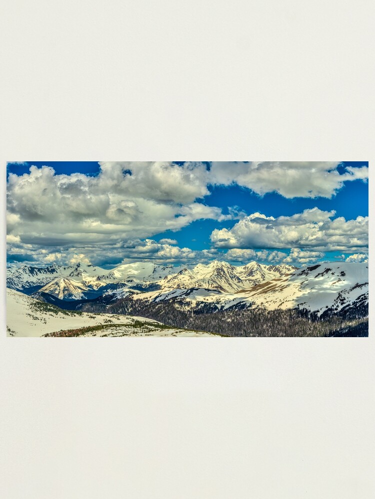 Photographic Print, The Gore Range designed and sold by Gregory J Summers