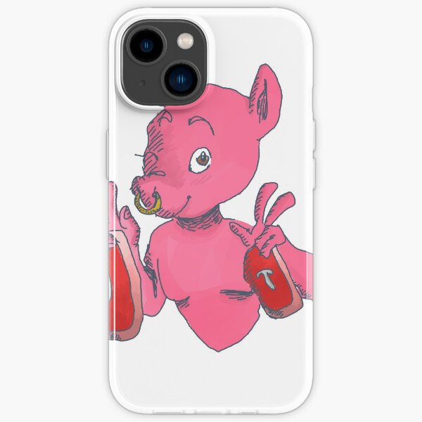 Smiling Friends minimal pattern iPhone Case