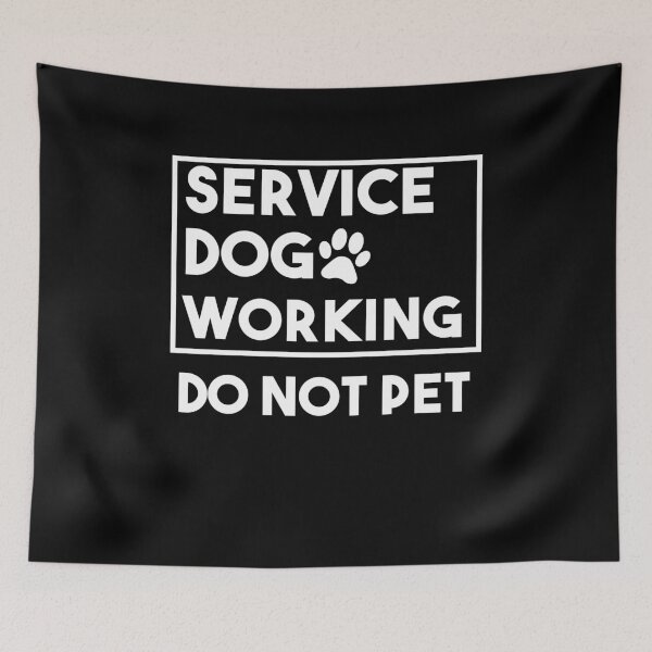 Item preview, El ser humano del servicio no acaricia la camiseta Camiseta del adiestrador de perros del servicio designed and sold by JoDesignLab.