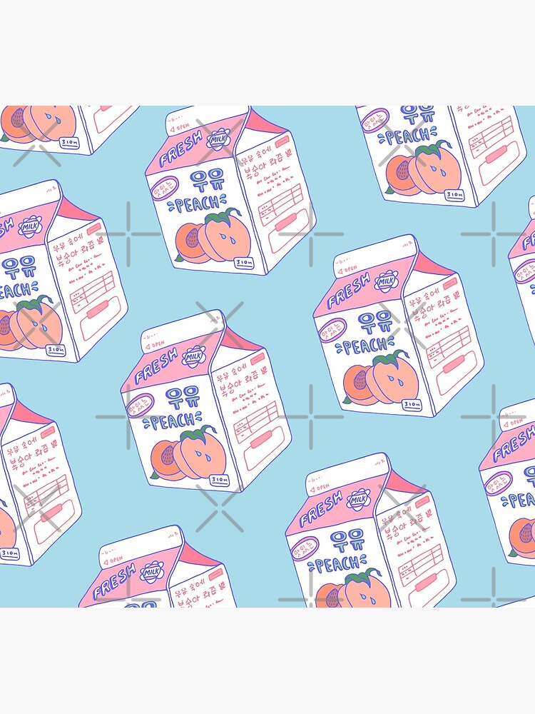 Peach Milk Carton by LauraOConnor