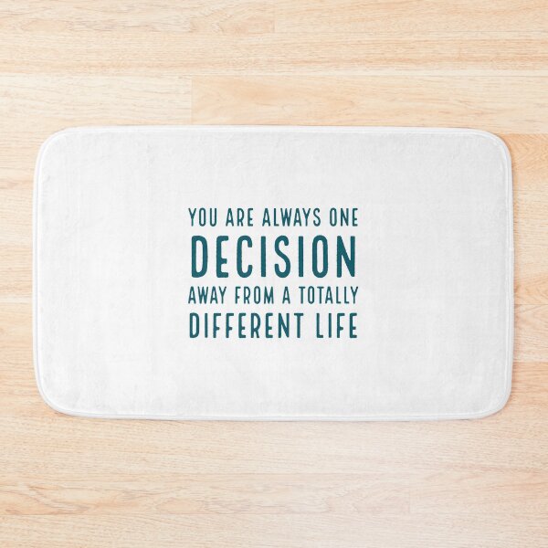Item preview,  You are always one decision away from a totally different life designed and sold by Inspirationmotivation.