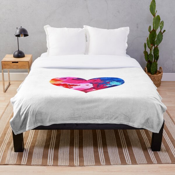 Item preview, colorful abstract heart designed and sold by Zos Design.