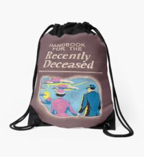 Handbook for the Recently Deceased Drawstring Bag