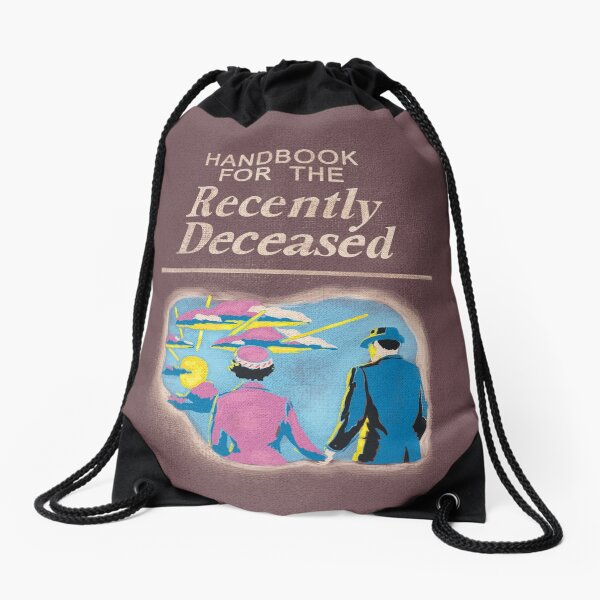 Handbook for the Recently Deceased Drawstring Bag