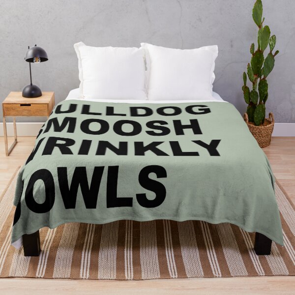 Item preview, Bulldog Smoosh Wrinkly Jowls designed and sold by ArtisticBulldog.