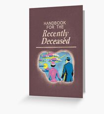 Handbook for the Recently Deceased Greeting Card