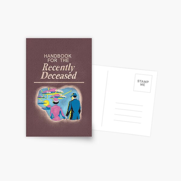Handbook for the Recently Deceased Postcard