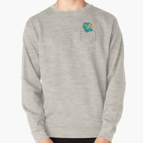 Perry the Platypus Pocket Pullover Sweatshirt