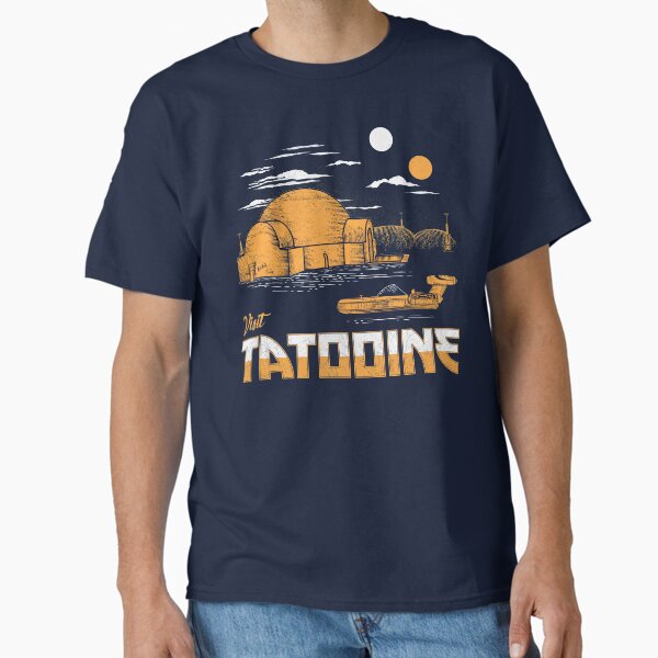 Vista previa del artículo con la obra «Visita Tatooine», diseñado y vendido por therocketman.