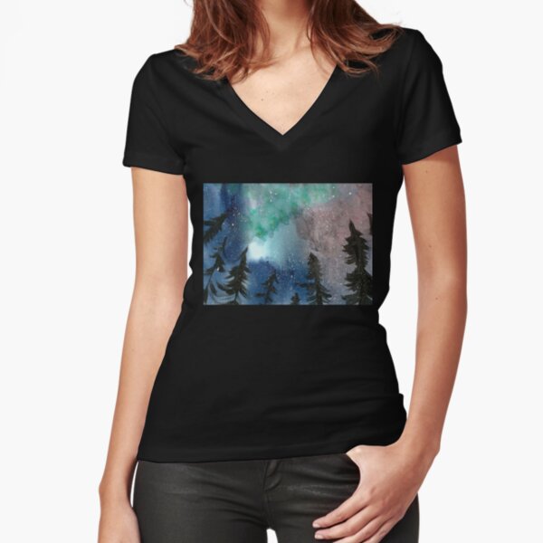 Fitted V-Neck T-Shirt
