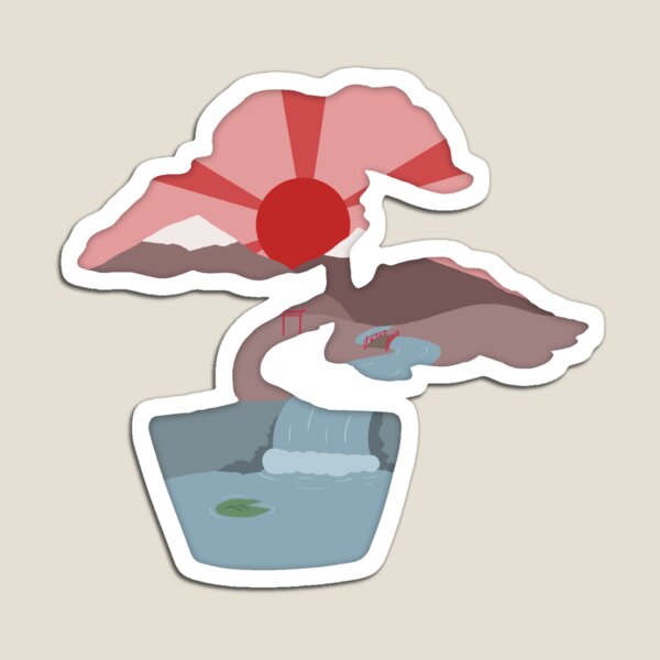 Item preview, Bonsai Silhouette Scene designed and sold by djkc12.