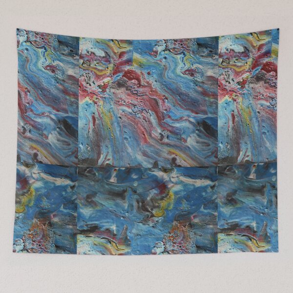 Item preview, dreamscape, acrylic pour 9 designed and sold by myatticstudio.