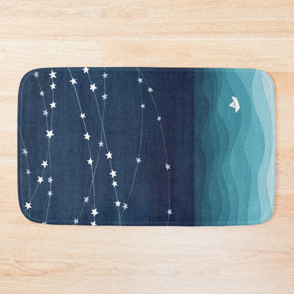 Vista previa del artículo con la obra «Guirnalda de estrellas, océano verde azulado», diseñado y vendido por VApinx.