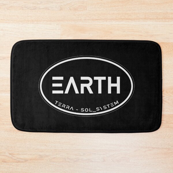 Item preview, Earth Oval Wh on Bk designed and sold by KingPagla.