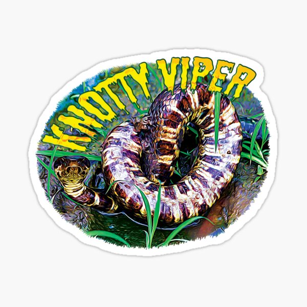 Knotty Viper Sticker