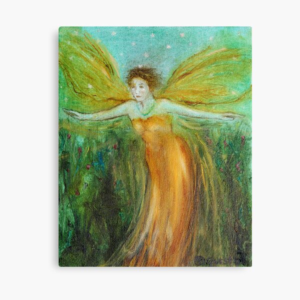 "Garden Angel" Canvas Print