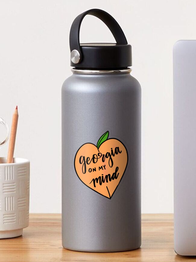 Personalized Georgia Girl Water Bottle - Sweet as a Peach